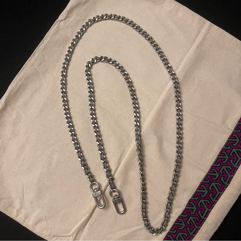 Tory Burch removable crossbody bag chain 23.5”
